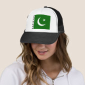 Casquette nom des textes de drapeau de pays du Pakistan (En situation)