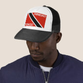 Casquette nom des textes de drapeau de pays du Trinidad (En situation)