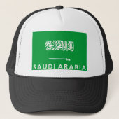 Casquette nom des textes de pays de drapeau de l'Arabie (Devant)