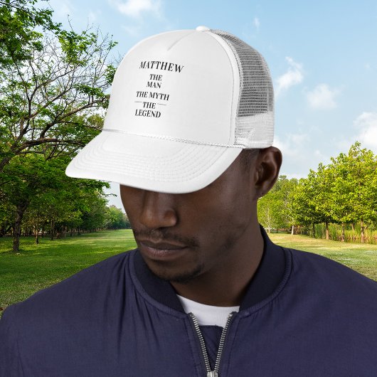 Casquette Nom d'homme mythe légende