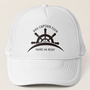 Casquette Nom du bateau capitaine