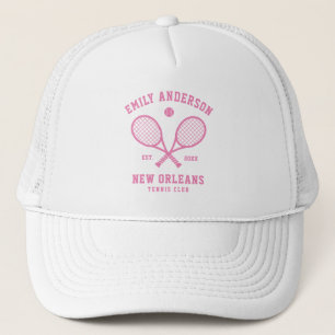 Casquette Nom du club personnalisé de tennis