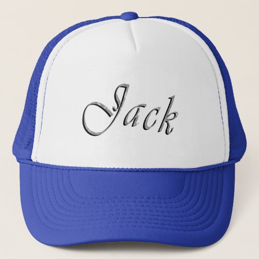 Casquette Nom Jack étoilé, (Devant)