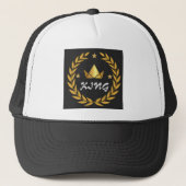 Casquette Nom KING Avec Logo Couronne Image Charming-Casquet (Devant)