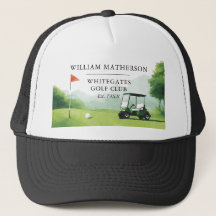 Nom personnalisé de club de golf Buggy