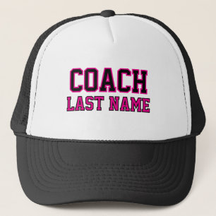 Casquette Nom personnalisé de l'entraîneur