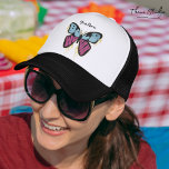 Casquette Nom personnalisé Femme audacieuse Papillon rustiqu<br><div class="desc">Explorez le design Vintage de papillon rustique Bold Woman - un hommage à la force et à la beauté. Avec sa typographie audacieuse, ses motifs délicats de papillons et ses citations inspirantes, cet ensemble de la Journée de la Femme célèbre les femmes sans peur avec un style intemporel et une...</div>