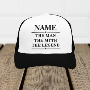 Casquette Nom Personnalisé L'Homme Le Mythe La Légende