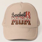 Casquette Nom personnalisé Maman de baseball | Fête des mère (Devant)