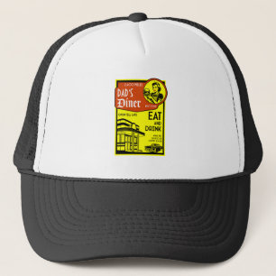 Casquette Nom personnalisé Resto Américain Rétro