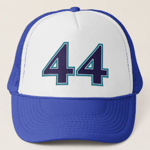 Casquette Nombre bleu 44