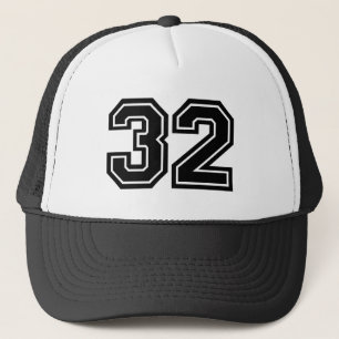 Casquette Nombre classique 32
