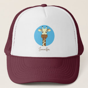 Casquette nommé bleu de bande dessinée drôle de