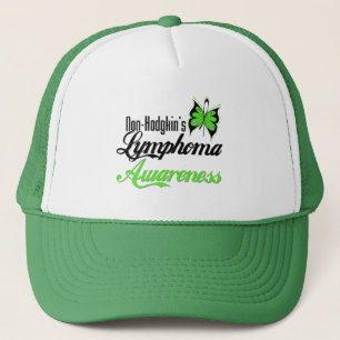 Casquette Non papillon de conscience de lymphome de Hodgkins