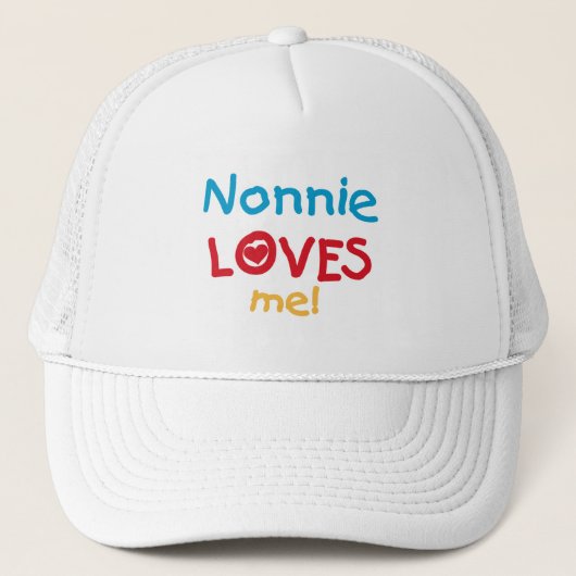 Casquette Nonnie aime moi t-shirts et cadeaux (Devant)