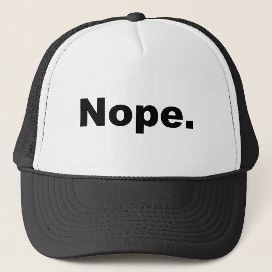 Casquette Nope (Devant)