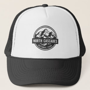 Casquette North Cascades National Park Emblem noir blanc