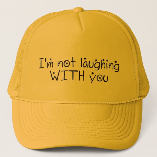 Casquette Not Laughing With You Cap (Devant)