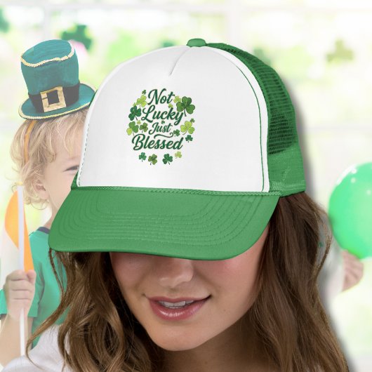 Casquette Not Lucky Just Blessed Catholic St. Patrick's Day