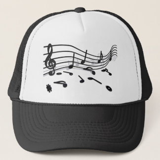 Casquette Notes, musique
