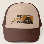 Casquette Nous aimons le cyclisme (Devant)