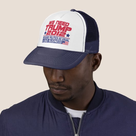 Casquette Nous avons besoin d'atout 2012 (En situation)