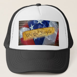 Casquette Nous Le Peuple Drapeau Américain