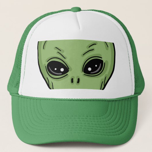 Casquette Nous sommes ici UFO Alien Invasion extra Terrestre (Devant)