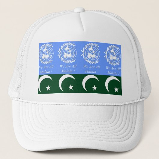 CASQUETTE NOUS SOMMES TOUS MALALA ! (Devant)