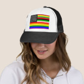 Casquette Nouveau drapeau américain (En situation)