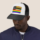 Casquette Nouveau drapeau américain (En situation)