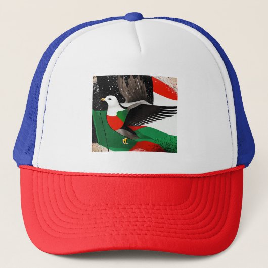Casquette Nouveau Palestin de design (Devant)