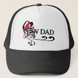 Casquette Nouveau papa de coeur gothique