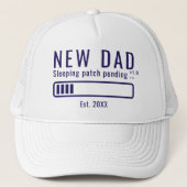 Casquette Nouveau Papa Patch Dormant Typographie Gras (Devant)