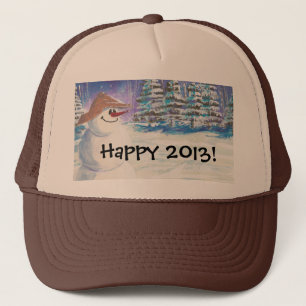 Casquette Nouvel An 2013 Snowman Art