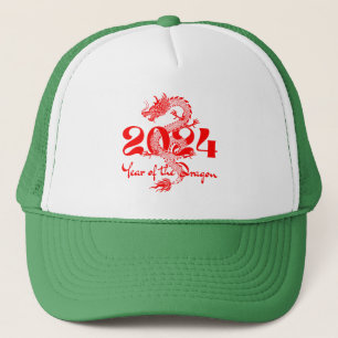 Casquette Nouvel An chinois 2024 Année du Dragon
