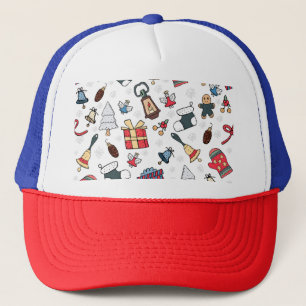 Casquette Nouvel An : Motif de Noël.