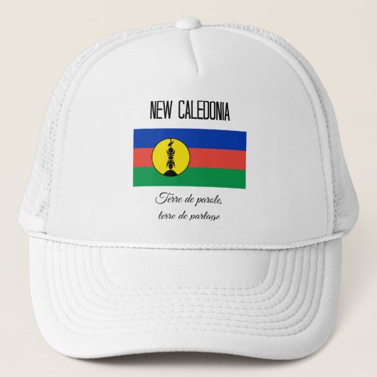 Casquette Nouvelle-Calédonie, drapeau et devise (Devant)