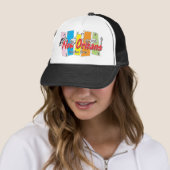 Casquette Nouvelle Orléans Retro Look (En situation)