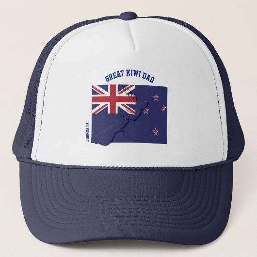 Casquette Nouvelle-Zélande KIWI DAD (Devant)