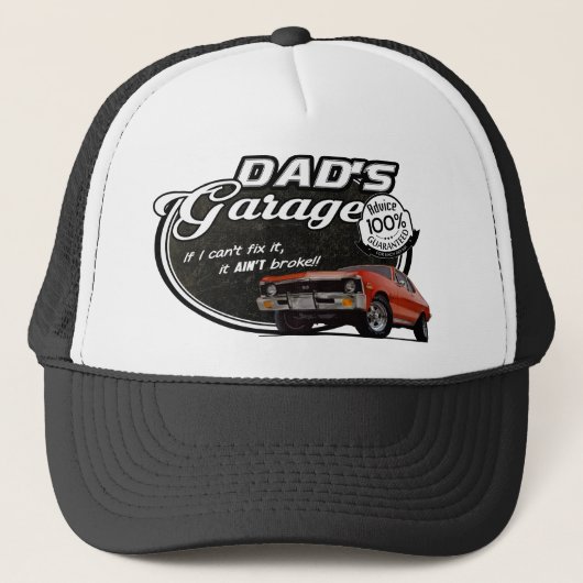 Casquette Nova du garage du papa (Devant)