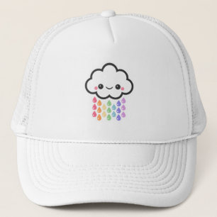 Casquette Nuage de pluie Pastel Rainbow