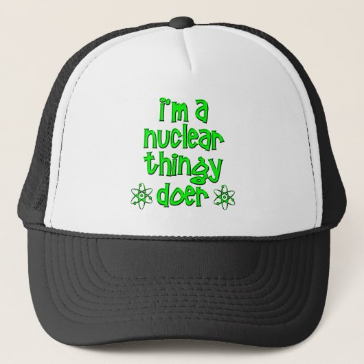 Casquette nucléaire drôle (Devant)