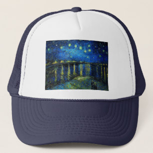 Casquette Nuit étoilée sur le Rhône par Vincent Van Gogh