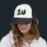 Casquette Numéro 10 Chapeau de camion classique<br><div class="desc">Chapeau classique 10e anniversaire ou anniversaire du Trucker du Parti</div>