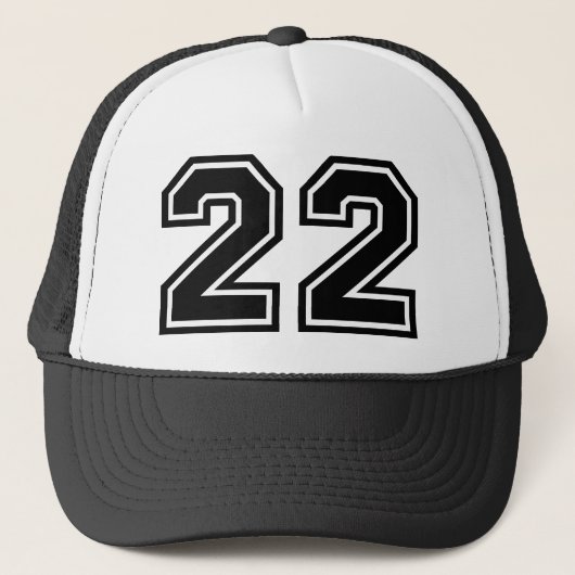 Casquette Numéro "22" Classique (Devant)