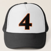 Casquette Numéro "4" (Devant)