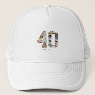 Casquette Numéro 40 - Collage photo