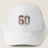 Casquette Numéro 60 Collage photo (Devant)