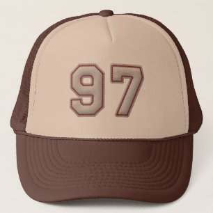 Casquette Numéro 97 avec le regard frais de points de